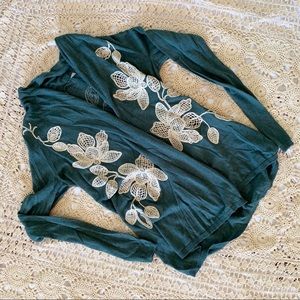 Anthropologie knitted and knotted cardigan